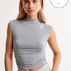 Abercrombie and Fitch Ruched Shell Top